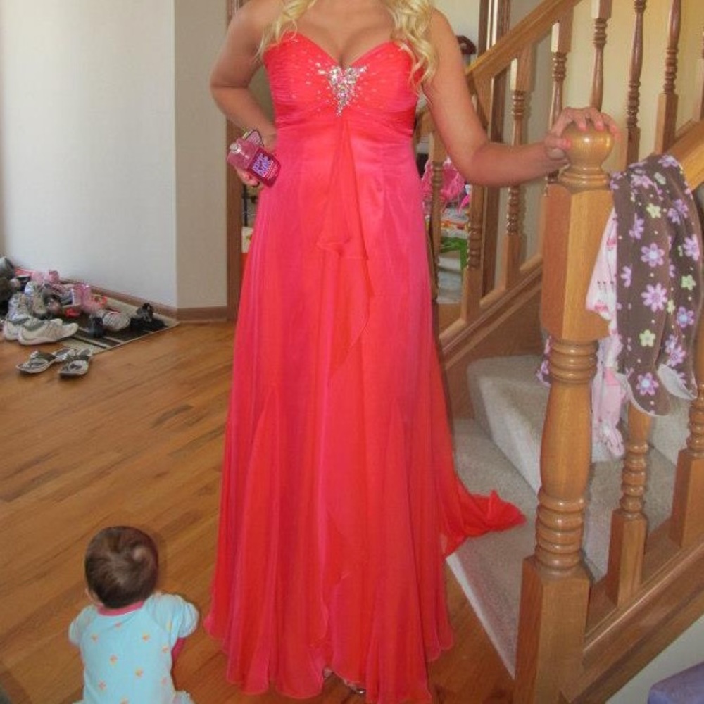 Coral Prom Dress